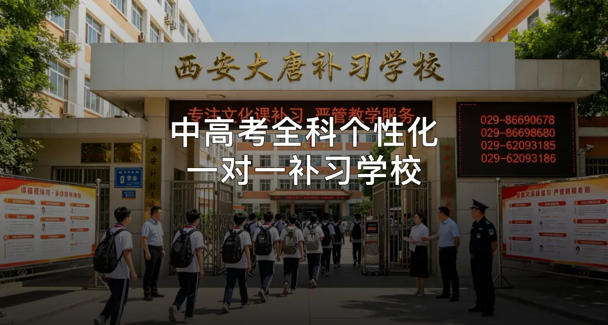 中高考全科个性化一对一补习学校 · 陕西大唐培训学校有限公司官方服务认证
