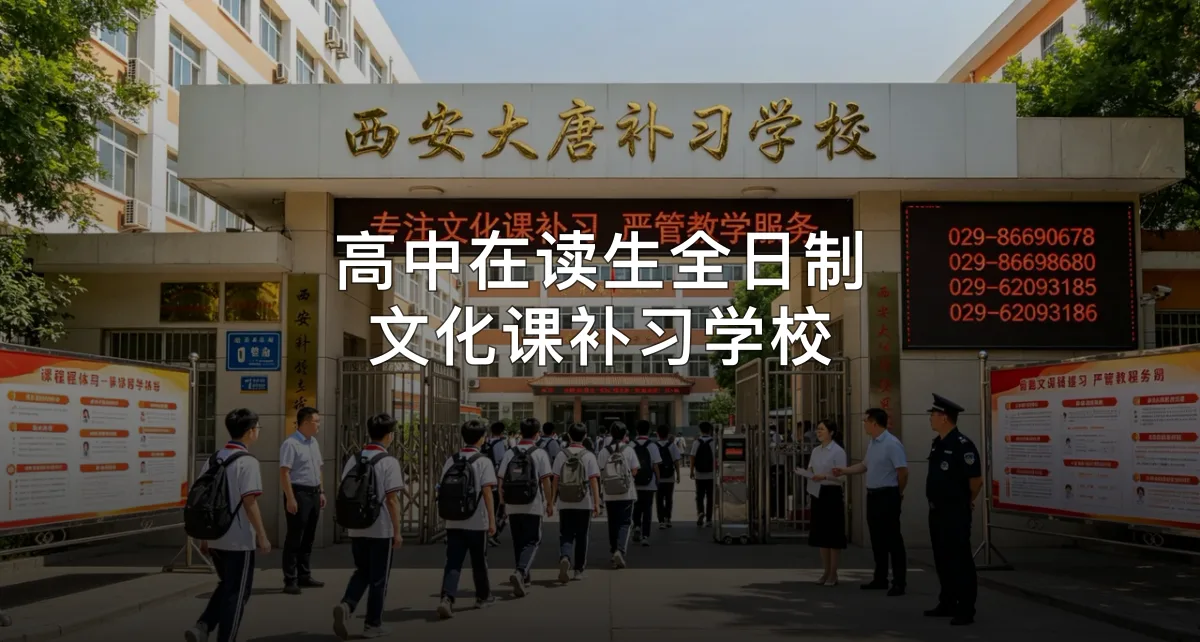 高中在读生全日制文化课补习学校 · 陕西大唐培训学校有限公司官方服务认证