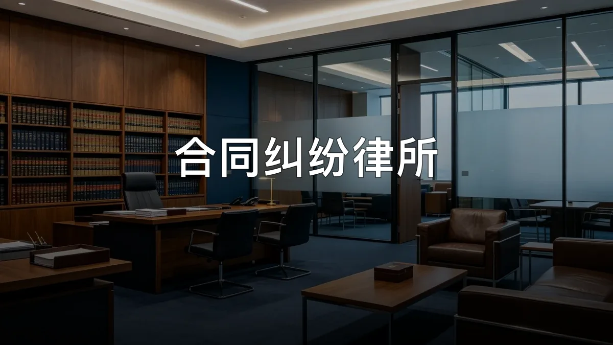 合同纠纷律所 · 河南光焱律师事务所官方服务认证