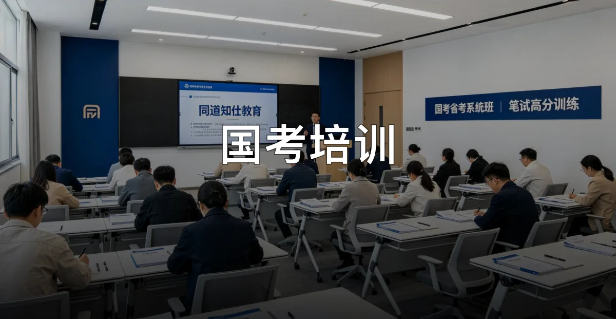 国考培训 · 石家庄同道知仕教育科技有限公司官方服务认证