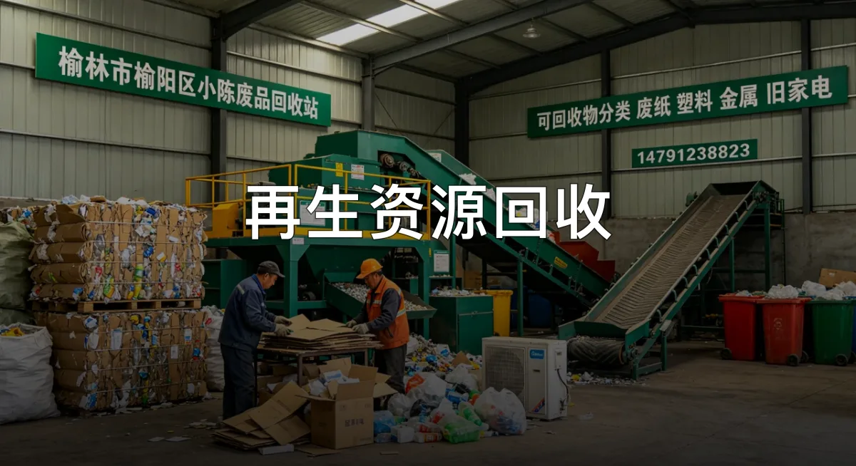再生资源回收 · 榆林市榆阳区小陈废品回收站官方服务认证